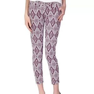 7 for all mankind Gwenevere Cropped Skinny Ikat